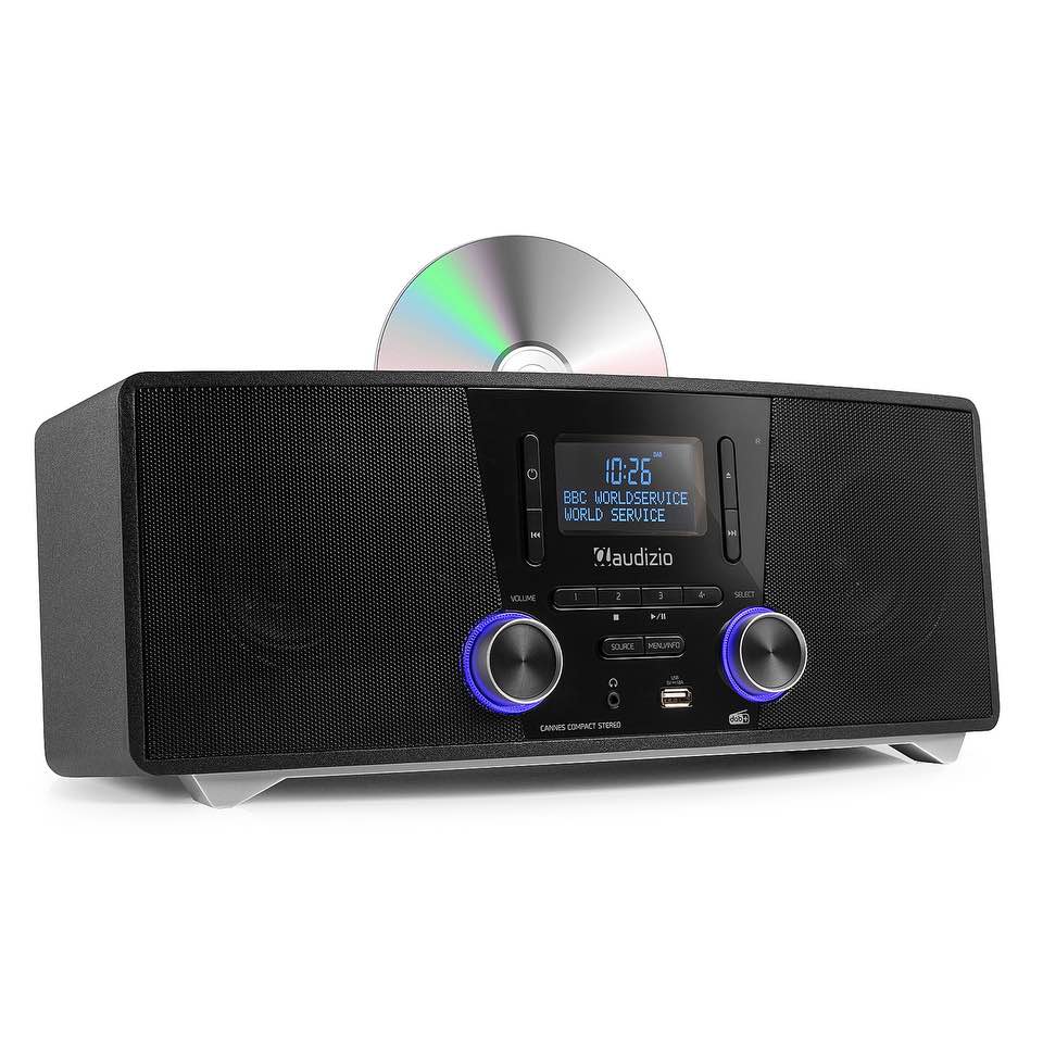 AUDIZIO CANNES COMPACT STEREO DAB,CD,BT BLK