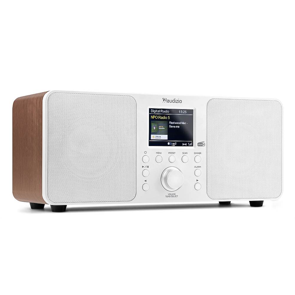 AUDIZIO GENUA DAB+ ST.RADIO BT,FM,TFT WH