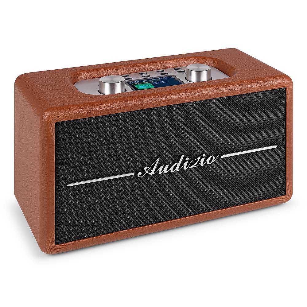 AUDIZIO TUNE60 DAB RADIO BT RETRO BROWN AUDIZIO TUNE60 DAB RADIO BT RETRO BROWN