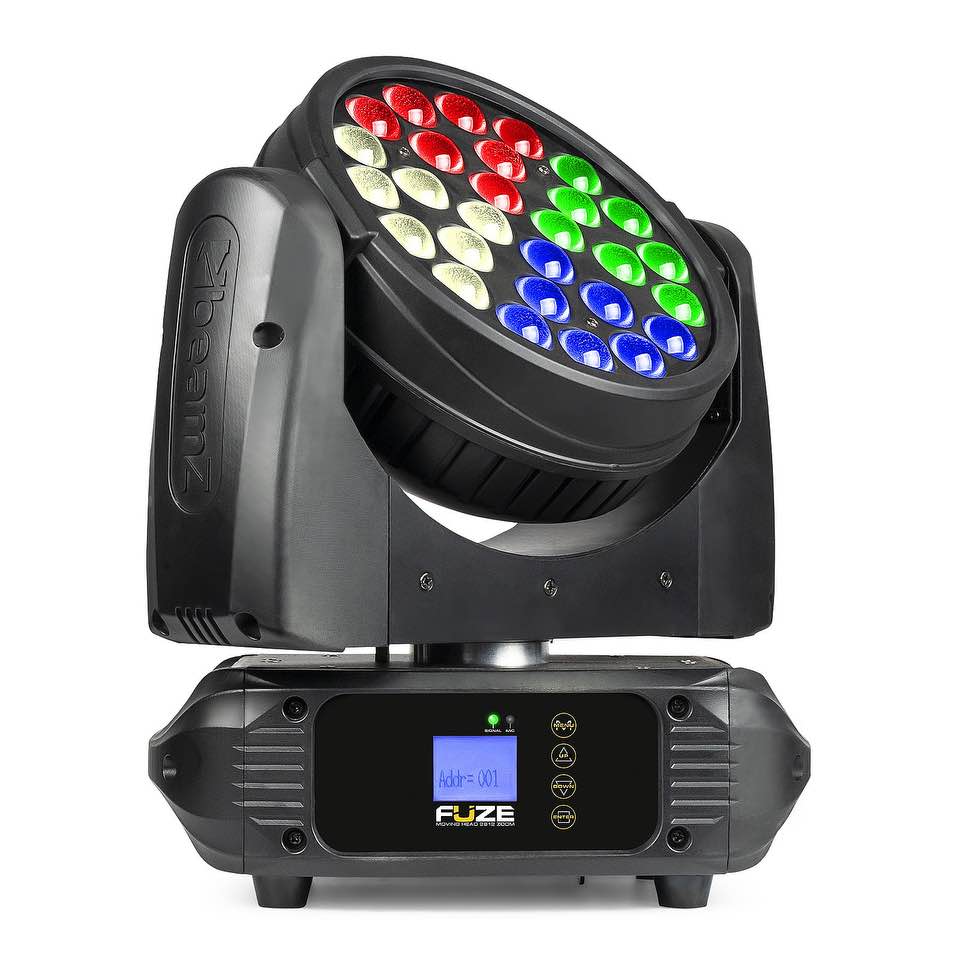 BEAMZ FUZE2812 WASH MOVING HEAD WITH ZOOM