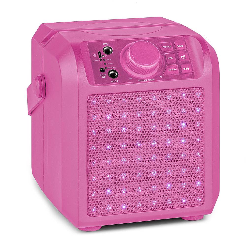 FENTON KAR50PKARAOKE SP.2MIC.BT LED PINK