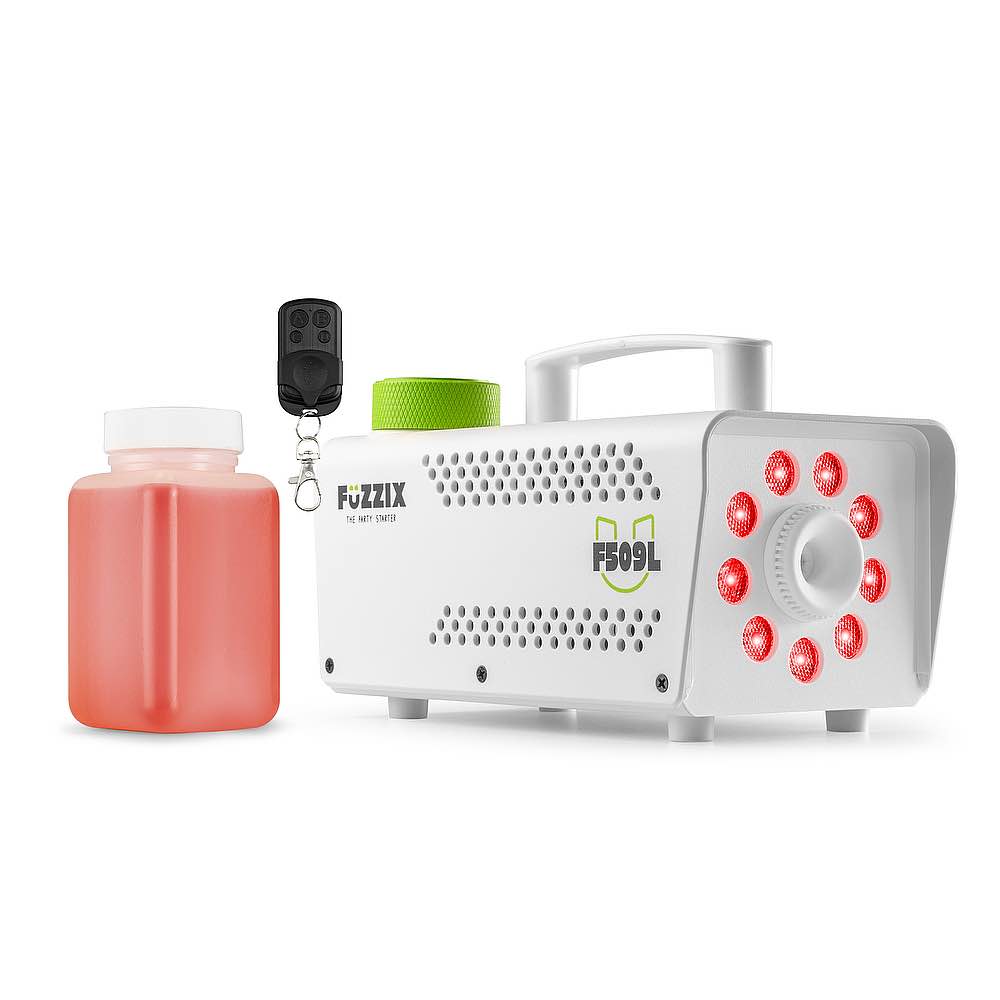 FUZZIX F509LW PARTY SMOKE MACH.9LED RGB WHT FUZZIX F509LW PARTY SMOKE MACH.9LED RGB WHT