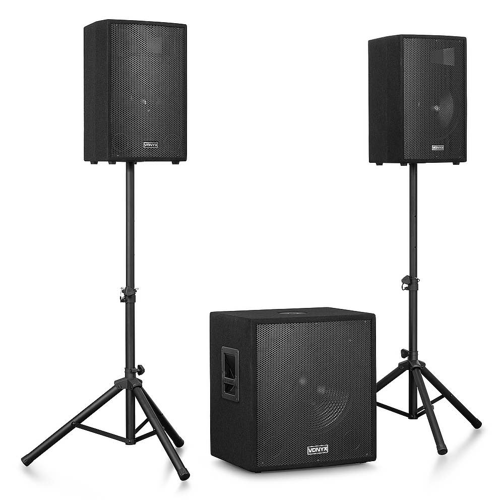 VONYX VX1218BT SET 18″SUB BT+ 2TOP12″WOOD VONYX VX1218BT SET 18″SUB BT+ 2TOP12″WOOD