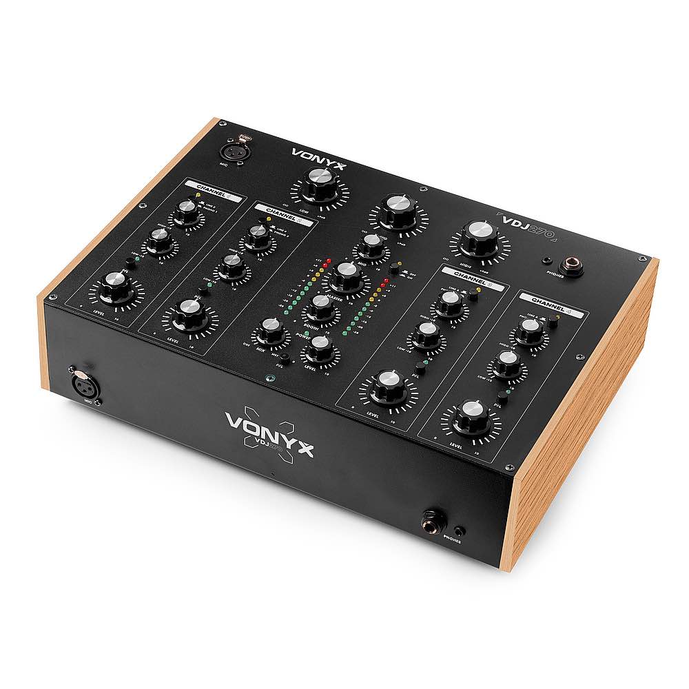 VONYX VDJ270 DJ ROTARY MIXER 4CH BT VONYX VDJ270 DJ ROTARY MIXER 4CH BT