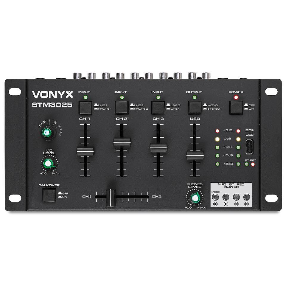 VONYX STM3025B, 7CH. MIXER/USB MP3 BT