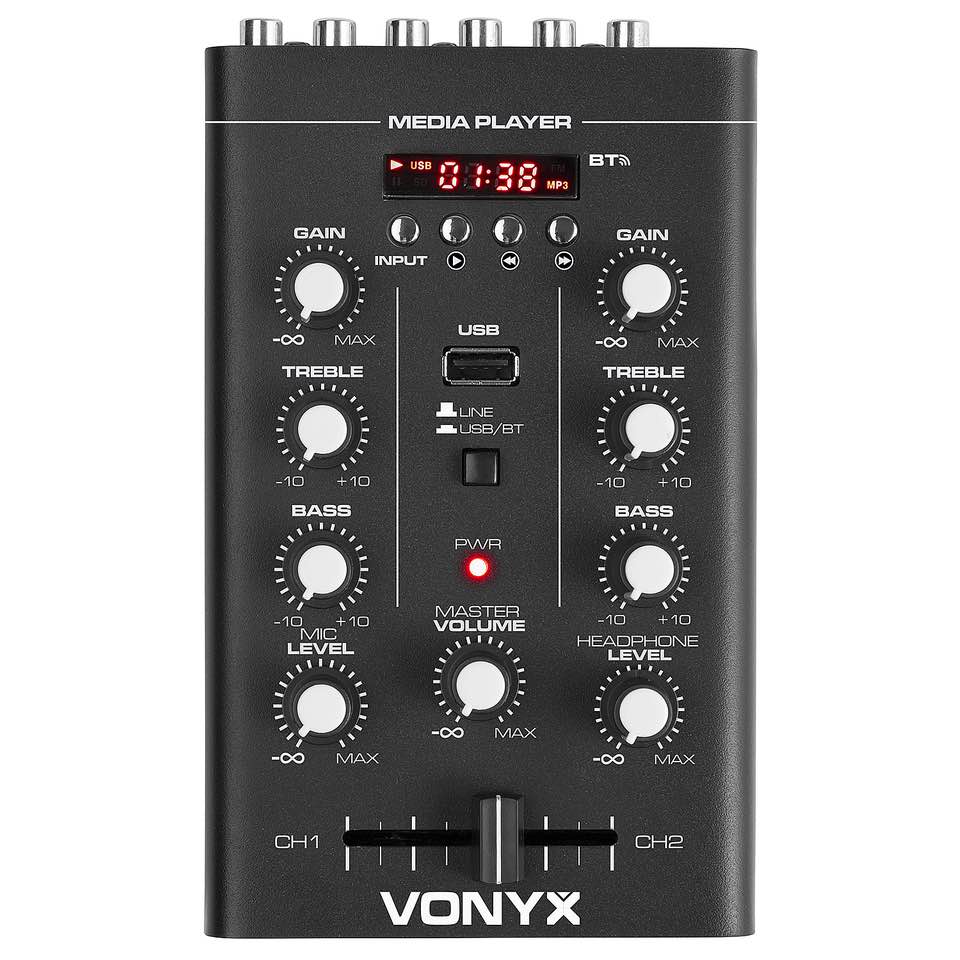 VONYX STM500BT MIXER 2CH, BT, MP3, DISPLA