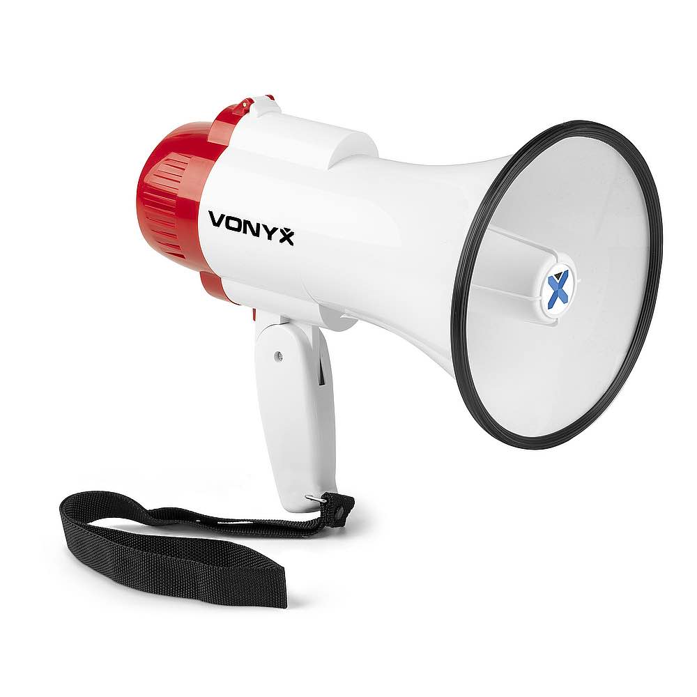 VONYX MEG025 25W REC,SIRENE,BATT,USB,BT